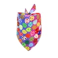 thumbnail image 2 of Lksixu Bandanas de Pâques pour Chiens, Motif d'Œufs Colorés Triangle Foulard pour Animaux de Compagnie pour Garçons et Filles, Foulard Réversible Réglable Bavoirs Lavables pour Chiots Costume pour Chats et Chiens, 2 of 7