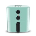 thumbnail image 1 of Elite Gourmet EAF-3218BL - Freidora eléctrica de aire caliente compacta de 1.1 cuartos de galón para ahorro de espacio, cocina saludable, temporizador y controles de temperatura, sin PFOA, menta, 1 of 5