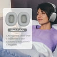 thumbnail image 3 of Mesh Fabric Earpads Replacement Headphones Cushion Easy to Install Compatible with Apple/ Max, 3 of 5