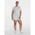 thumbnail image 2 of Joyspun Women’s Pointelle Knit Short Sleeve Sleepwear Tee, Sizes XS-3X, 2 of 6
