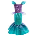 thumbnail image 6 of Mermaid Costume for Girls Halloween Birthday Princess Toddler Kids Costumes Mermaid Dress, 6 of 6