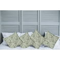 thumbnail image 2 of Ambesonne Japanese Throw Pillow Cover 4 Pack, Monochrome Asian Leaves, 16", Sage Green, 2 of 5