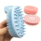 thumbnail image 4 of Masajeador de cuero cabelludo de silicona y cepillo de ducha para champú, exfoliante de baño de doble cara para cuerpo y cabello., 4 of 4