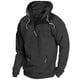 thumbnail image 1 of Ceisia Men's All Gift Seasons Casual Solid Color Round Neck Long Sleeve Hoodie - Comfortable Daily Outdoor Wear, 1 of 5