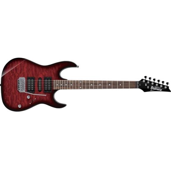 Ibanez GRX70QA Electric guitar 6strings Rojo - Guitarra (6 cuerdas, 0.229 mm (0.00900"), 0.279 mm (0