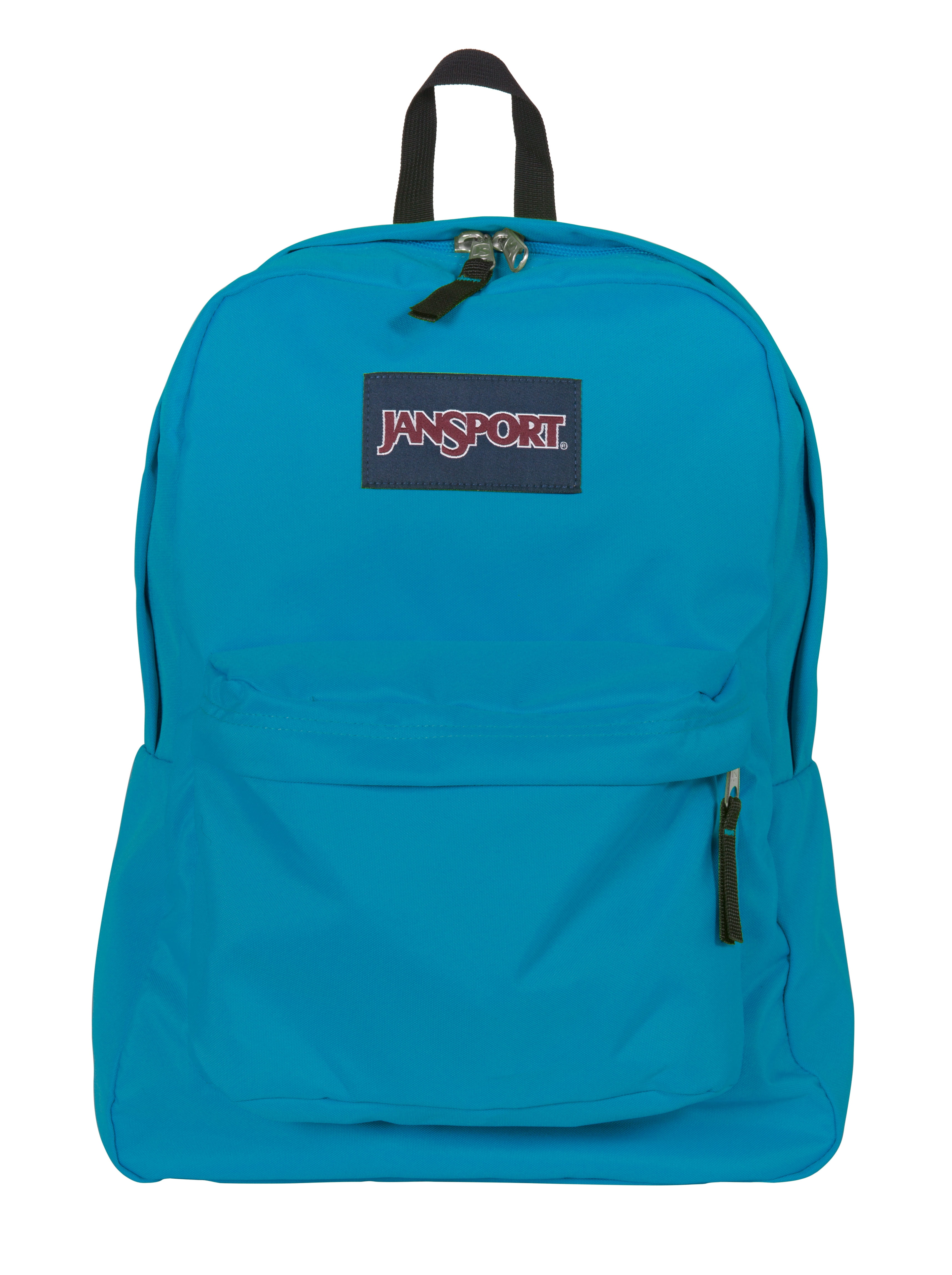 jansport white and blue backpack