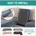 thumbnail image 4 of Sectional Couch Covers Pieces Knitted Jacquard Sofa Seat Cushion Covers L Shape Separate Cushion Couch Chaise Cover for Both Left/Right Sectional Couch ( Seater + Chaise ), 4 of 6