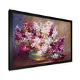 thumbnail image 2 of Designart 'Bouquet Of Still Life Lilacs ' Traditional Framed Art Print, 2 of 4