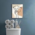 thumbnail image 5 of HFDF Boho Bathroom Decor Wall Art Minimalist Bathroom Wall Decor Funny Print Painting Artwork Modern Home Decorations for Bathroom Bedroom Living Room Office 20x24inch Framed, 5 of 6
