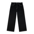 thumbnail image 5 of Victorious Men's Ultra Baggy Y2K Wide-Leg Denim Jeans DL981 Black 2832, 5 of 5