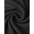thumbnail image 7 of DARING DIVA Women's Pajama Set Split Jersey Knit Tops with Fitted Shorts S Black, 7 of 7