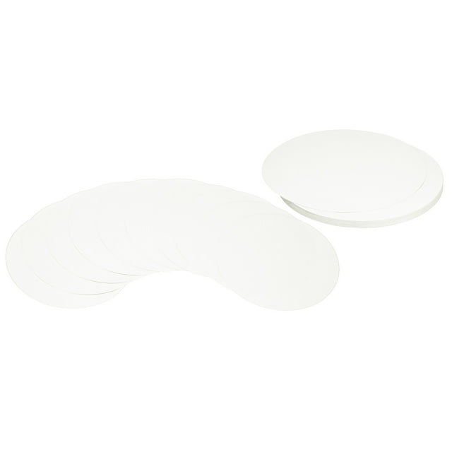Uxcell 10inch Circle Card Stock, 36Pcs Round Shape Cutouts Paper, White