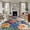 Multi, variant on 6'x9' Area Rugs, Colorful Summer Succulents Indoor Outdoor Area Rug for Living Room Bedroom, Spring Floral Watercolor Washable Bathroom Rugs Kitchen Floor Carpet Mats Home Decor Aesthetic
