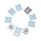 thumbnail image 2 of unbranded 2Jgo Banner Decorativo Azul Con Elefante Para Baby Shower Y Cumpleaños Infantiles, 2 of 7