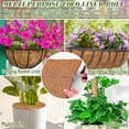 thumbnail image 4 of ZeeDix 4 Pack 16 x 118in Natural Coco Liner Roll for Flower Pot Basket Liner, Garden Decoration, Pet Pad Reptile Carpet, 4 of 7