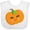 AA-White, variant on Inktastic Halloween Pumpkin, Trick or Treat, Smiling Pumpkin Boys or Girls Baby Bib
