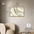 thumbnail image 5 of Green And Gold Mineral, Agate & Geode Wall Art Canvas Wall Art by Art Remedy, Gold Floater Frame, 31.5" x 21.5", 5 of 7