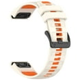 thumbnail image 3 of GadgetCom Replacement Strap Compatible with Garmin Fenix 8 47mm/E 47mm/Quatix 7 pro/ Fenix 7 Pro, 22mm Silicone Watch Band Sport Workout Quick Remove Smartwatch Strap, 3 of 4