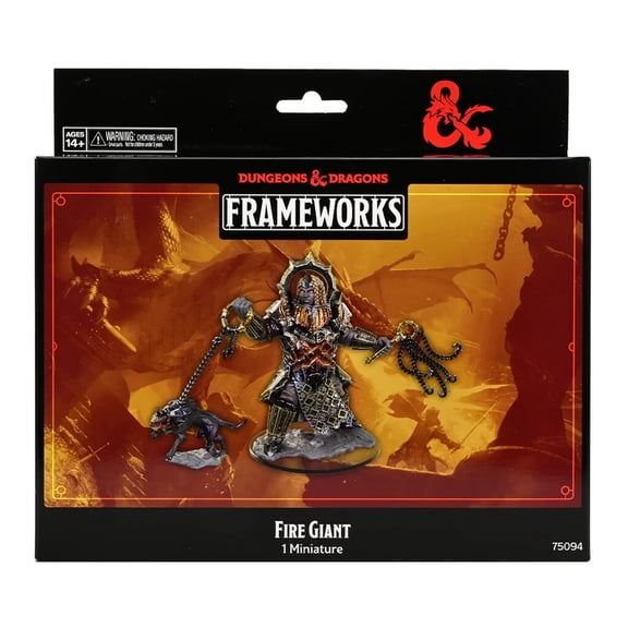 WizKids Dungeons and Dragons Frameworks: Fire Giant and Hellhound