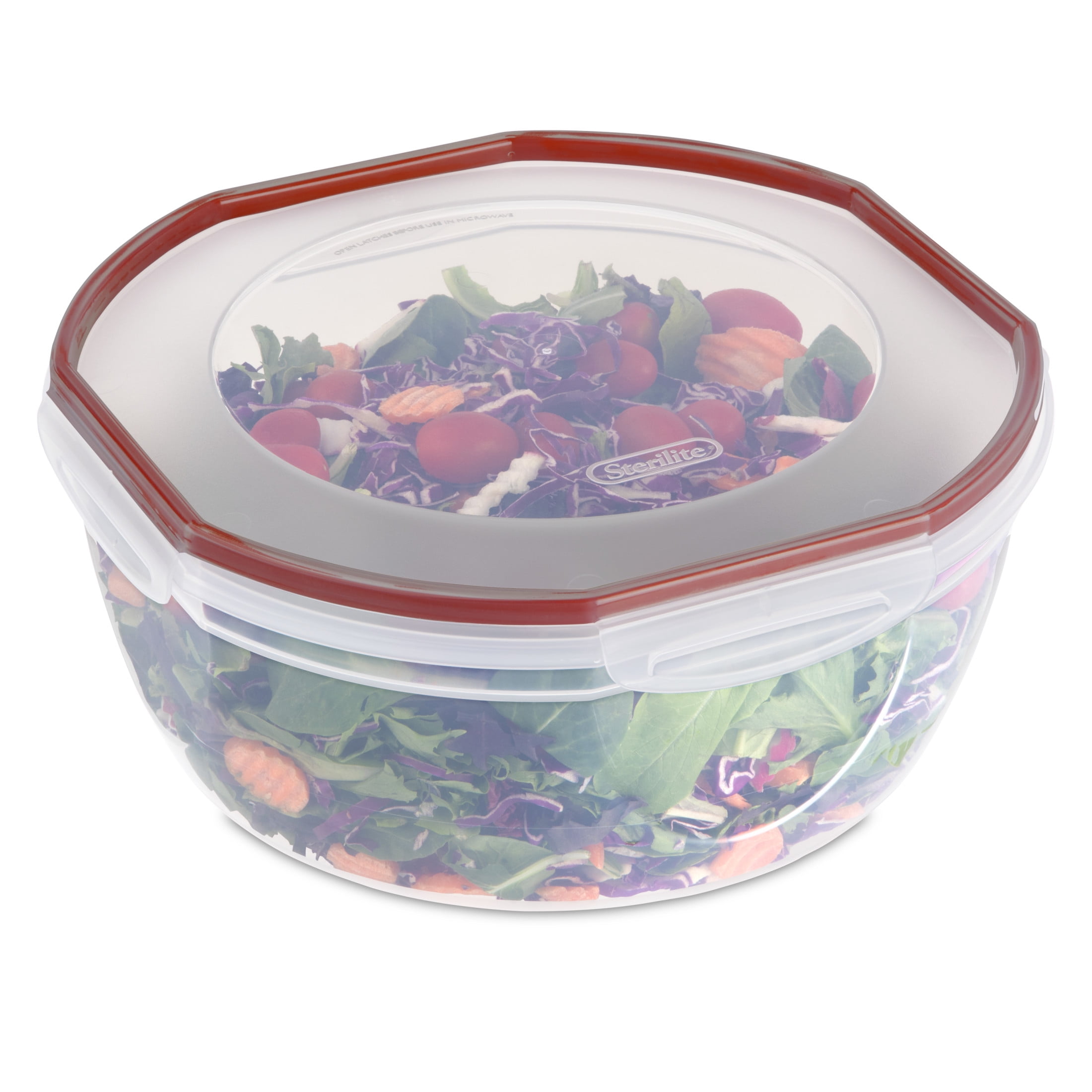 Sterilite Ultra•Seal™ 8.1 Qt. Bowl, Latching Food Storage Container, Air and Water-Tight, BPA-Free, Clear