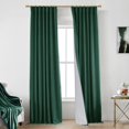 thumbnail image 1 of Cortinas opacas PANELSBURG, aislantes de invierno, color verde, 244 cm, 1 of 8