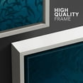thumbnail image 4 of wall26 - 3 Piece Framed Canvas Wall Art - Shark and Small Fishes in Ocean - Nature Background - Modern Home Art Stretched and Framed Ready to Hang - 24"x36"x3 WHITE, 4 of 5