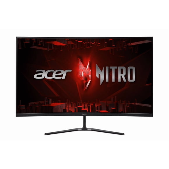 Acer Nitro 31.5" Full HD, 240Hz 1ms, Curved Gaming Monitor - Ergostand AMD FreeSync 2w Speakers ED320Q W0biip