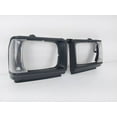 thumbnail image 5 of Headlight Door Bezel Light Case Black LH+RH For Toyota Pickup Hilux 1982-83 RN45, 5 of 7