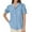 Blue, variant on Puff Sleeve Button down Shirts for Women - Lapel Design, Casual & Work Blouses with Pockets | Yubnlvae (Black | L)