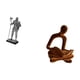 thumbnail image 5 of Figura de pensador, estatua decorativa de arte abstracto, adorno de mesa para entrada, chimenea, dormitorio, oficina, bar, decoración del hogar, regal, 5 of 8