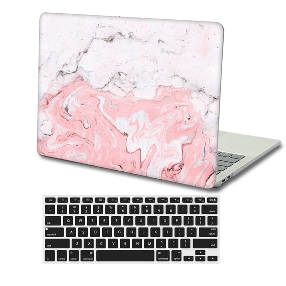 KSK KAISHEK Hard Shell Case Cover Only for MacBook Pro 16 inchs with XDR Display Touch ID Type C + Black Keyboard Cover Model: A2141 (Marble 125)