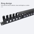 thumbnail image 6 of 12 Stalls Rack Ethernet Cable Bracket Metal Distribution Frame Desktop Cable Rack, 6 of 8