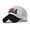 White, variant on Danhjin American Flag Unisex Baseball Hat for Men and Women - USA Flag Mesh Snapback Flat Visor Cap Adjustable on