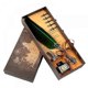 thumbnail image 1 of Dip Pen Calligraphy Feather Writing Ink Bottle Set with 5 Replaceable Nibs & Pen Nib Base for Stationery Gift., 1 of 2