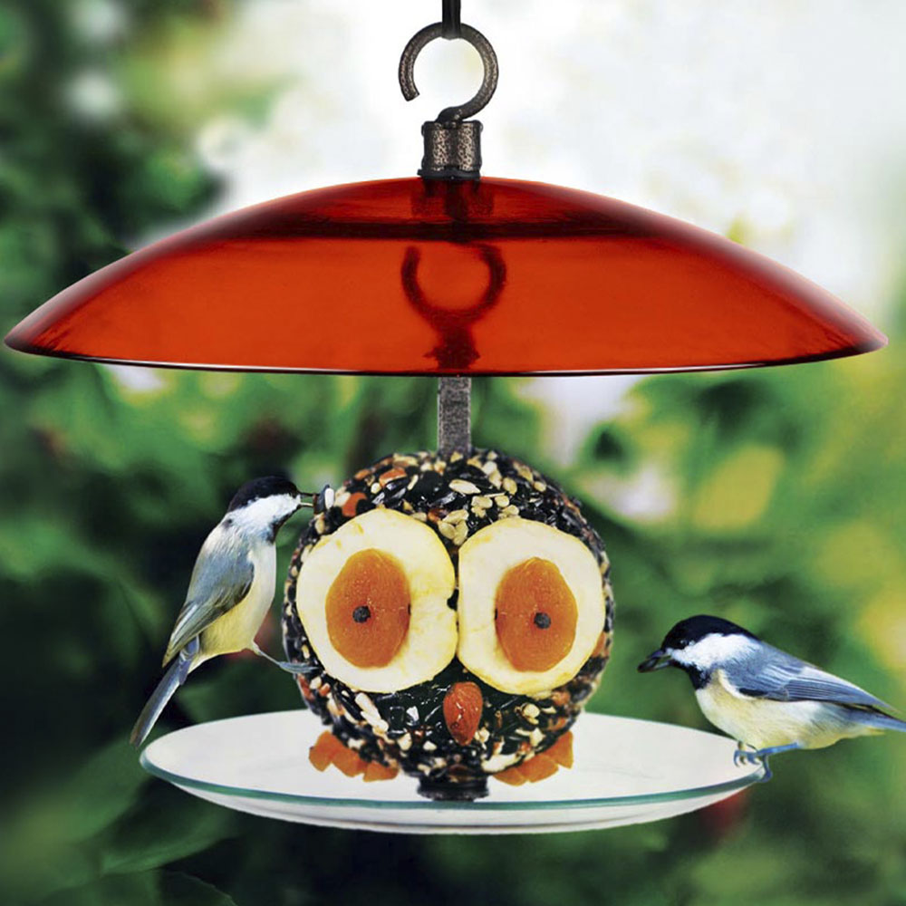Mosaic Birds 360 Degree Petite Seed Cylinder Feeder, M392-200-15, 15 Inch wide, Fading Sunset