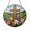 Acrylic 3.5 Inch, variant on Stained Glass Wildflower Cross Suncatcher Window Hanging, Gentle Floral Religious Window Decor
