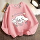 thumbnail image 3 of Encantadoras sudaderas con capucha de Sanrioed para niños, sudadera de algodón con dibujos animados de Anime Kawaii Cinnamoroll para niños y niñas, jersey de otoño para niños, regalos, 3 of 4
