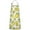 Yellow Lemon Fruit-1, variant on Yellow Lemon Fruit Slices White Pattern Apron-Garden Aprons for Women with Pockets-Cotton Linen Waterproof Kitchen Cooking Gardening Aprons Adjustable for Kitchen,Cooking,BBQ and Salon 33x27 Inch