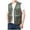 Army Green, variant on Men's Multi-Pocket Cargo Vest Lightweight Casual Full Zip Tank Coat for Outdoor Work, Fishing, Travel & Photography