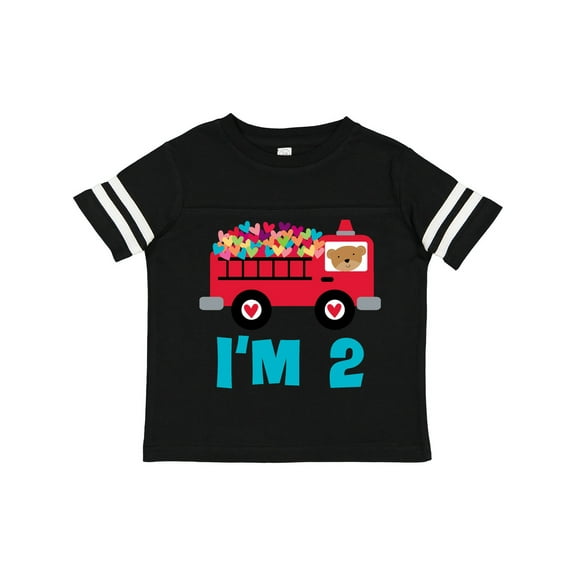 Inktastic Fire Truck 2nd Birthday Boys or Girls Toddler T-Shirt