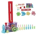 thumbnail image 1 of Tren de dominó, coche de juguete para juego de dominó, coche de juguete para juego de dominó, coche de juguete para niños, coche de juguete para dominó con un rendimiento inigualable, 1 of 14