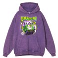 thumbnail image 4 of Sudadera con capucha retro desgastada con diseño de calavera venenosa The Last Drink In The Night para hombre, sudaderas casuales de hip hop, sudaderas de gran tamaño 100 % algodón, 4 of 4