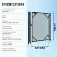 thumbnail image 3 of Removable Pool Fence Gate 4x2.5 FT - Safety Barrier for Inground Pools, Child Proof & Adjustable, 3 of 10