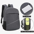 thumbnail image 2 of yingyy 14inch Computer Bag Solid Color for Zipper Laptop Backpack Carrying Bags Laptops Carrier Holders Computers Accessories Black, 2 of 6