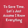 thumbnail image 3 of CafePress - Know Everything Dark T Shirt - Men's Classic Graphic Cotton T-Shirt, 3 of 4