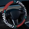 thumbnail image 2 of Christmas 14.5 Inch Printing PVC Leather Car Wheel Covers Steering Wheel Covers Auto Accessories, 2 of 6