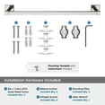 thumbnail image 5 of Amerock Appoint Brushed Nickel 18 inch (457mm) Towel Bar, 5 of 8