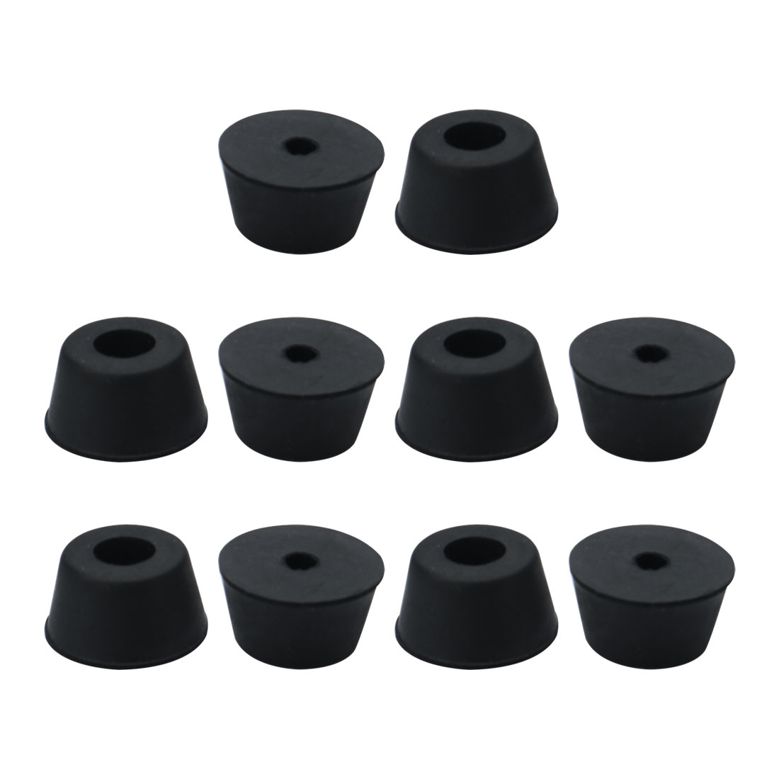 10pcs Rubber Feet Bumper Pads Cab Washer for Table Desk Leg