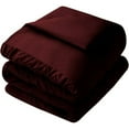thumbnail image 5 of 3 Piece New Half Pinch Pleated Pattern Comforter Set, 800 TC, 100% Egyptian Cotton, Oversized Super King Size Wine Solid, 5 of 6