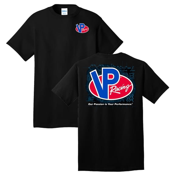 VP Racing Fuels Blueprint Tee - Softstyle Preshrunk T-Shirt - Officially Licensed VP Apparel